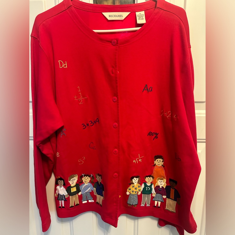 Lightweight jacket.  Cotton/polyester